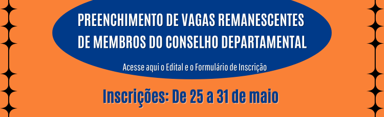 Banner Recomposição Conselho Departamental