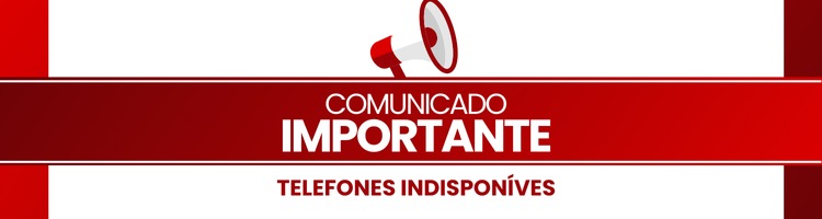 Telefones indisponíveis 2025
