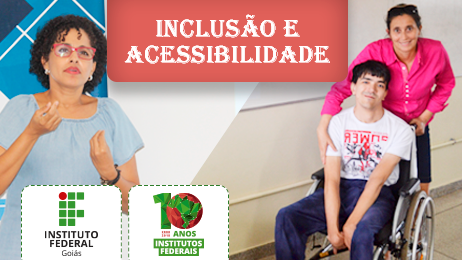 Cristiane Pereira Dias, aluna do Câmpus Aparecida de Goiânia, e João Marcos de Oliveira Santos, egresso do Câmpus Inhumas Cristiane Pereira Dias, aluna do Câmpus Aparecida de Goiânia, e João Marcos de Oliveira Santos, egresso do Câmpus Inhumas