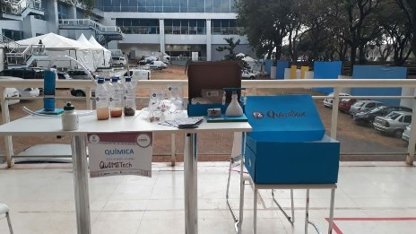Exposição do QuimiBox, realizada no Conecta IF2018