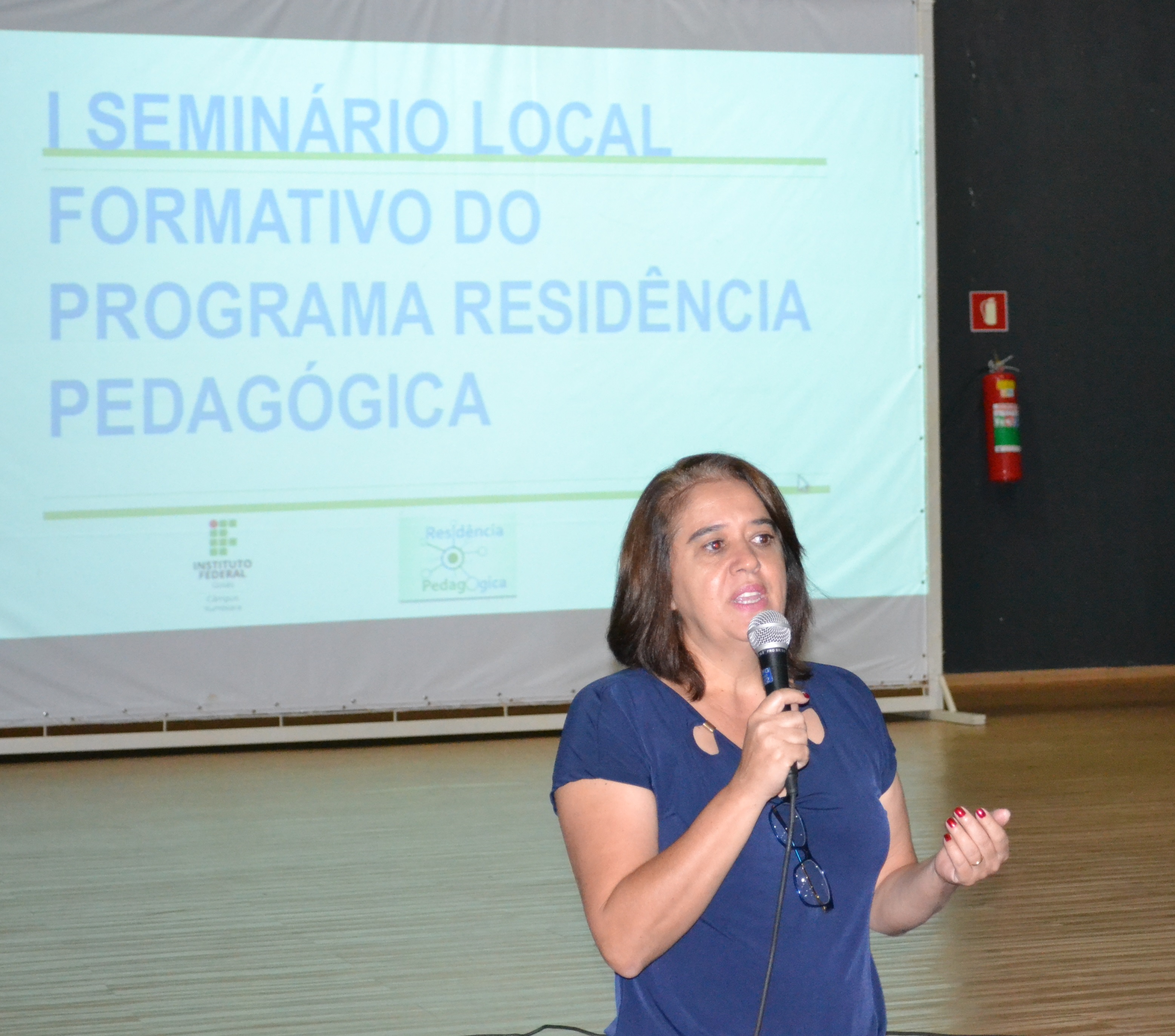 A orientadora do PRP no Câmpus Itumbiara, profa. Marlene Ribeiro