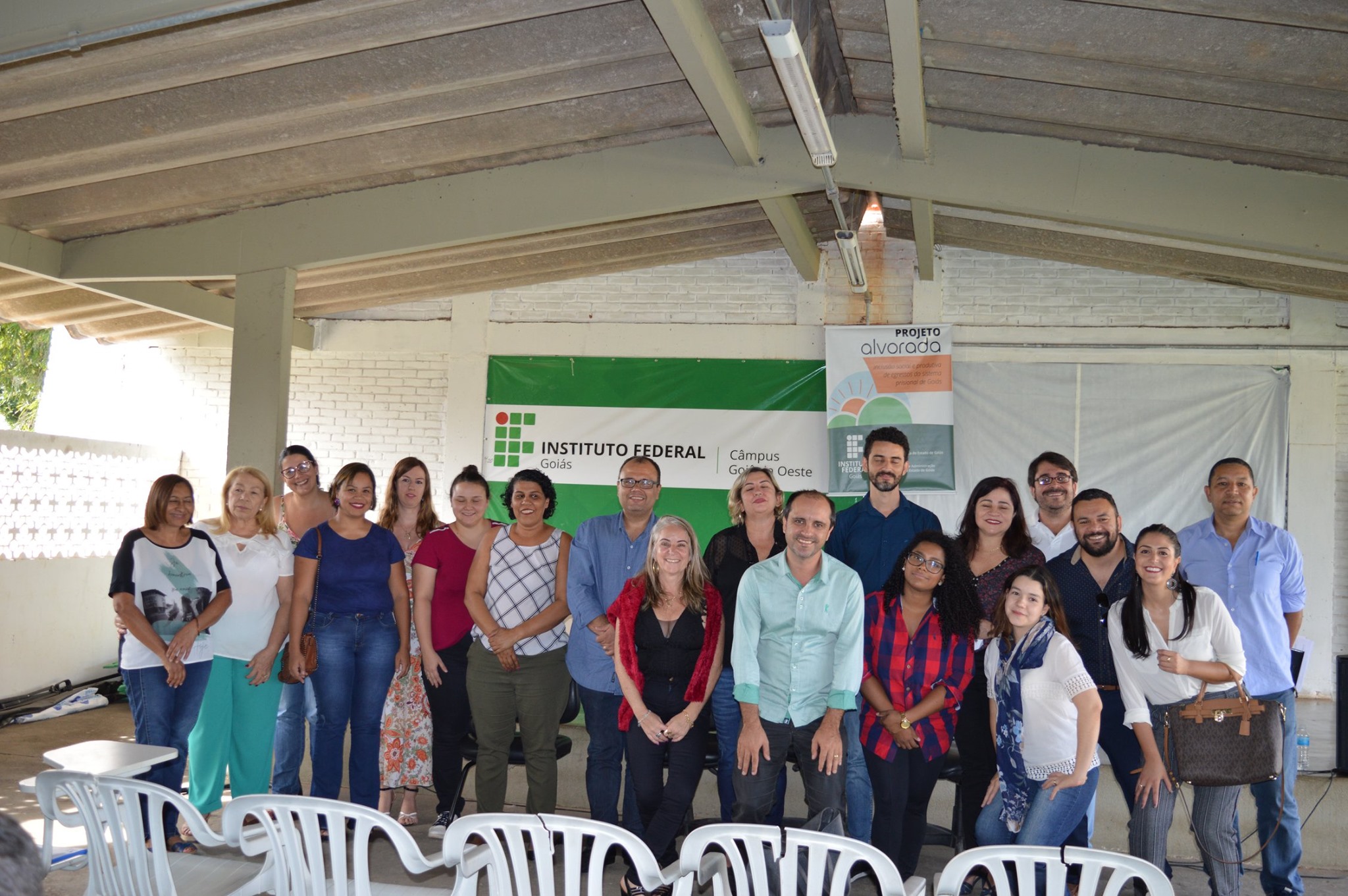 Equipe de trabalho envolvida no Projeto Alvorada