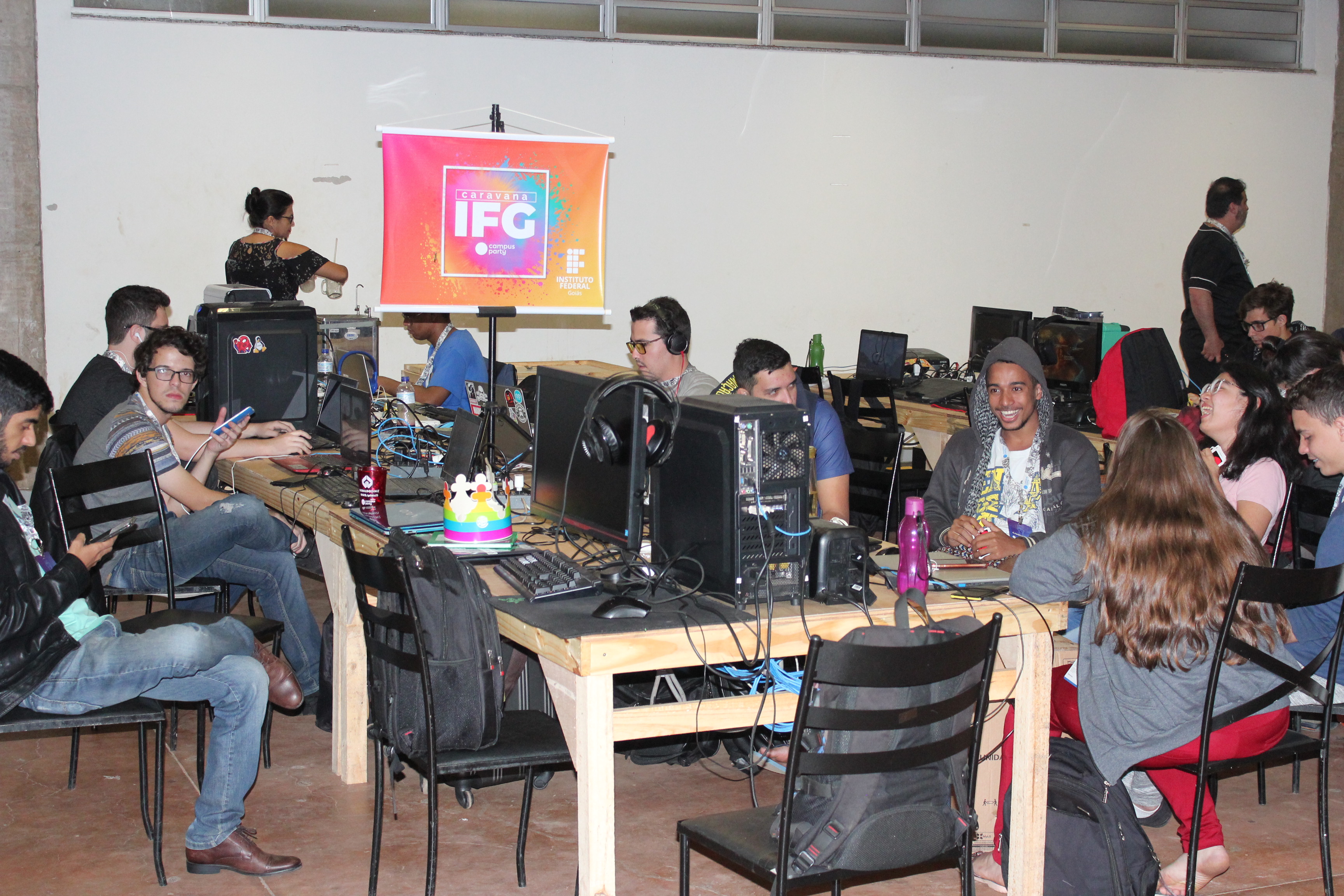 Caranava do IFG na Campus Party Brasília