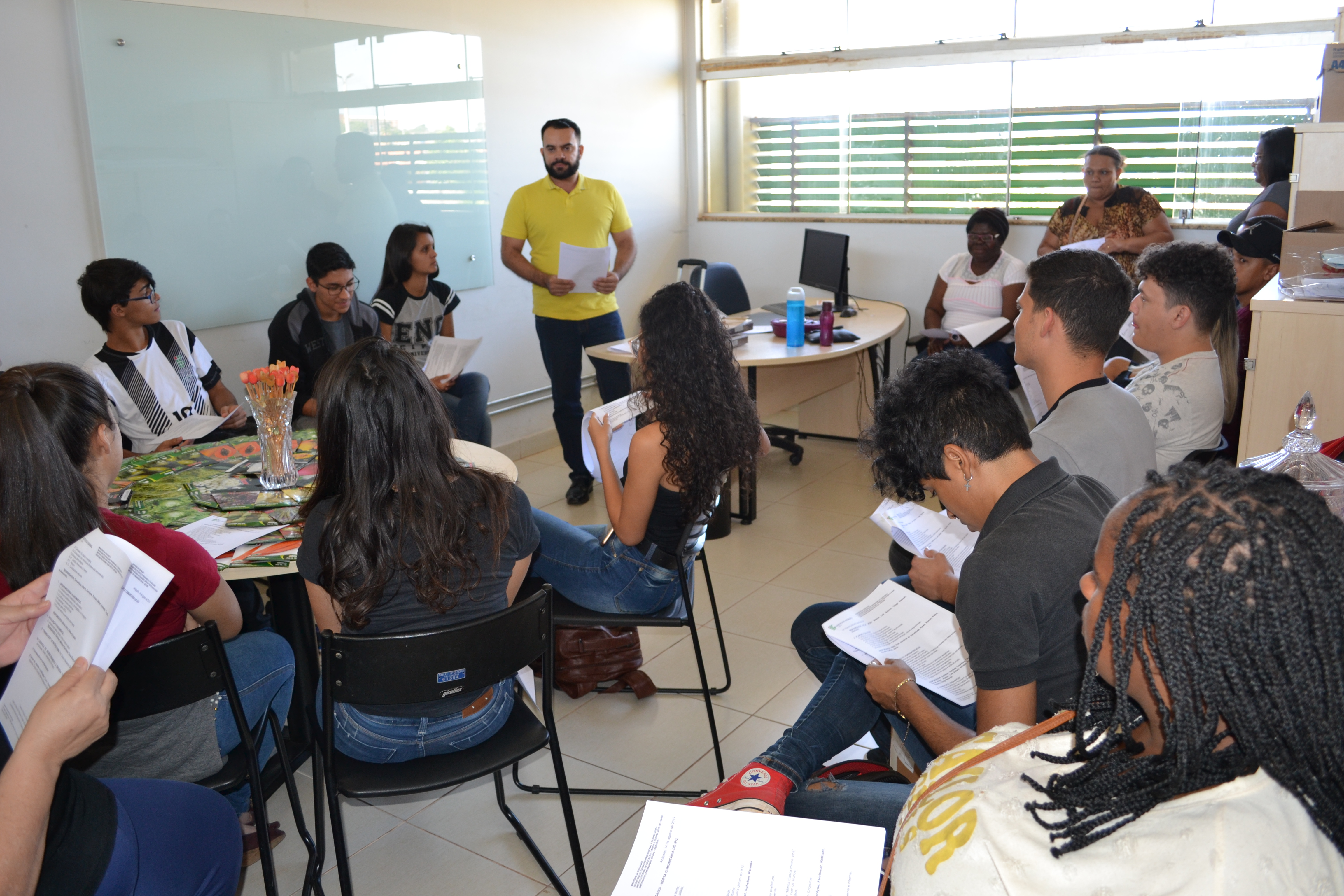 Membros do projeto se reuniram nesta semana para definir últimos detalhes da nova etapa da horta