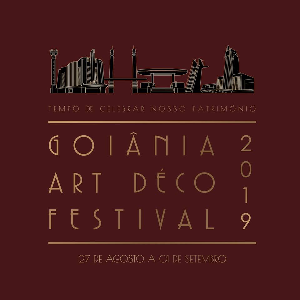 Goiânia Art Déco Festival 2019 acontece de 27 de agosto a 1º de setembro, na capital.