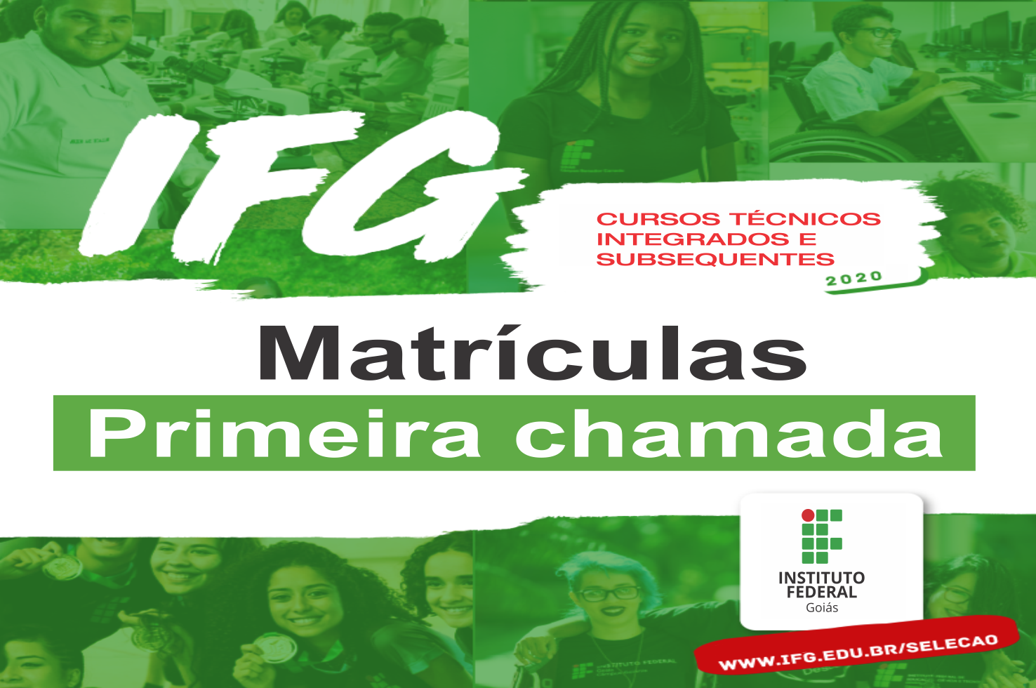 banner matrícula 1 chamada tecnicos