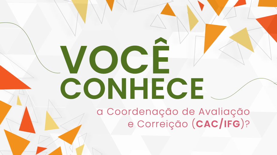 Campanha informativa sobre avaliação e correição