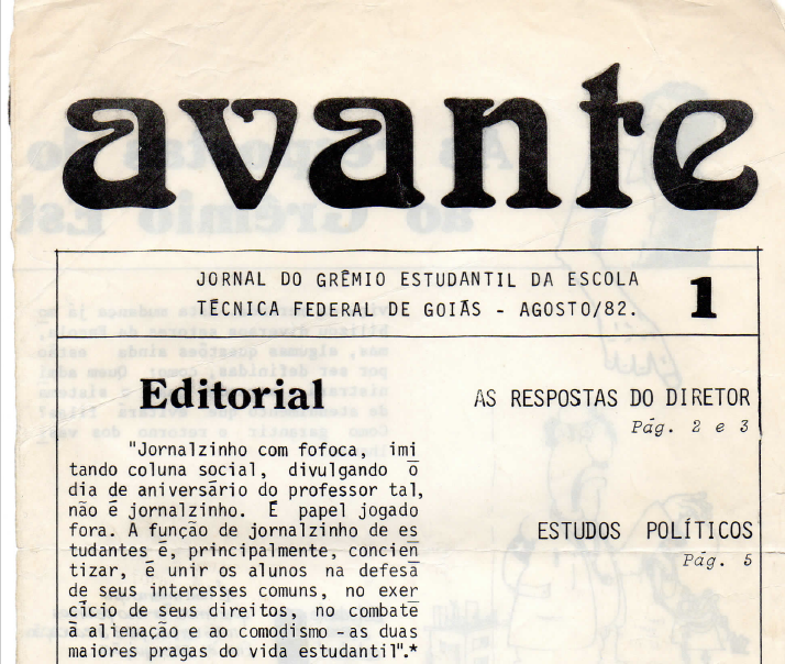 Primeira edição do jornal Avante