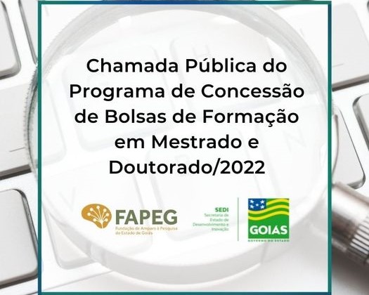 IFG realiza inscrições até dia 30 para bolsas de mestrado e doutorado ofertadas pela FAPEG