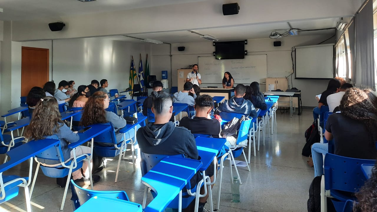 Palestra teve como público-alvo os estudantes dos terceiros anos dos cursos técnicos integrados em tempo integral