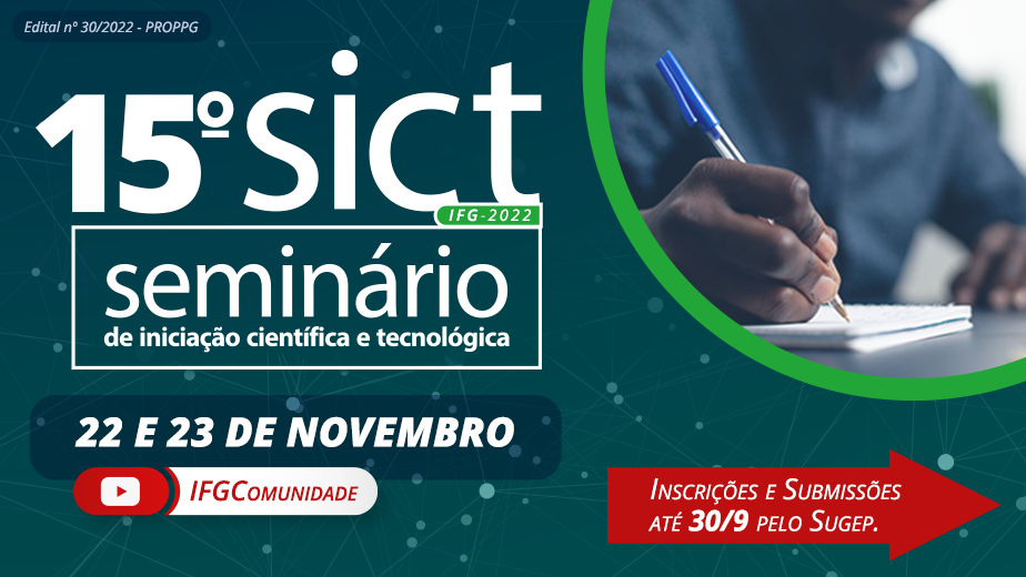 Evento é destinado aos participantes dos programas de iniciação científica e tecnológica