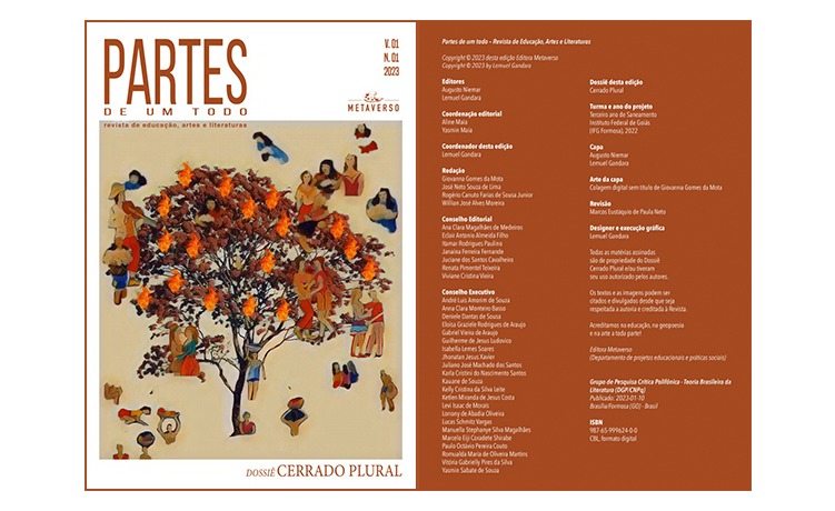"Partes de um todo - Revista de Educação, Artes e Literaturas" -Edição nº 1, v. 1, 2023