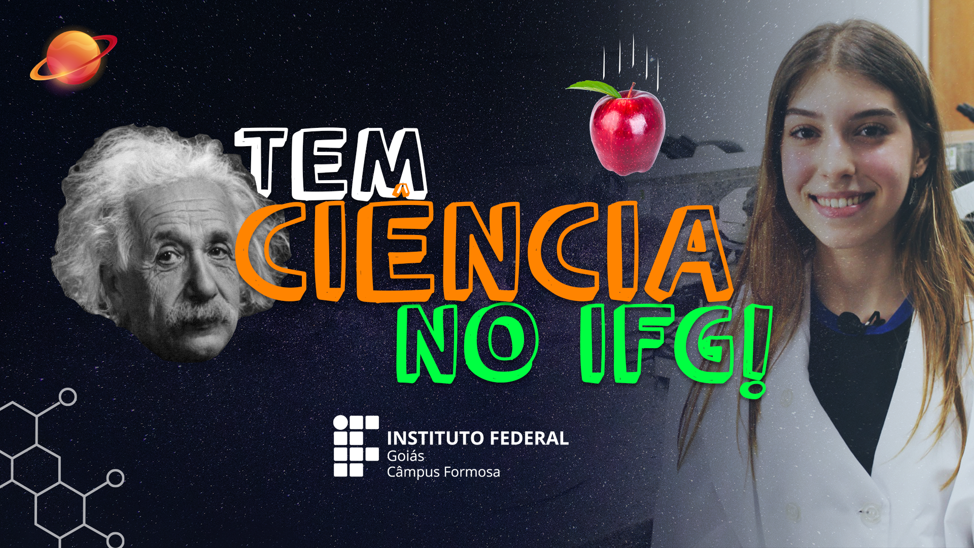 Giovanna Faleiro é a primeira entrevistada do projeto Tem Ciência no IFG!