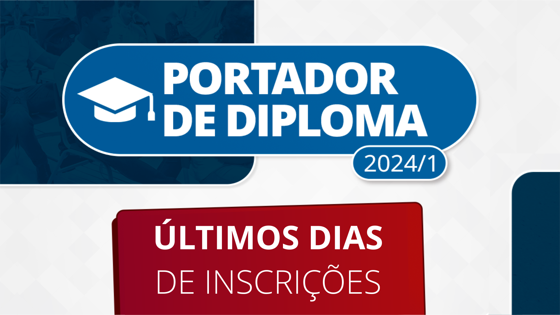 As inscrições devem ser feitas até o dia 12 de novembro pela página: ifg.edu.br/estudenoifg, na seção Portador de Diploma e Transferência Externa.