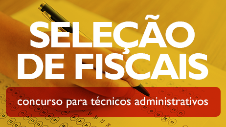 Banner seleção de fiscais