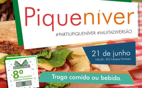Oitavo aniversário do Câmpus será comemorado a partir das 15h30 do dia 21, com o Piqueníver