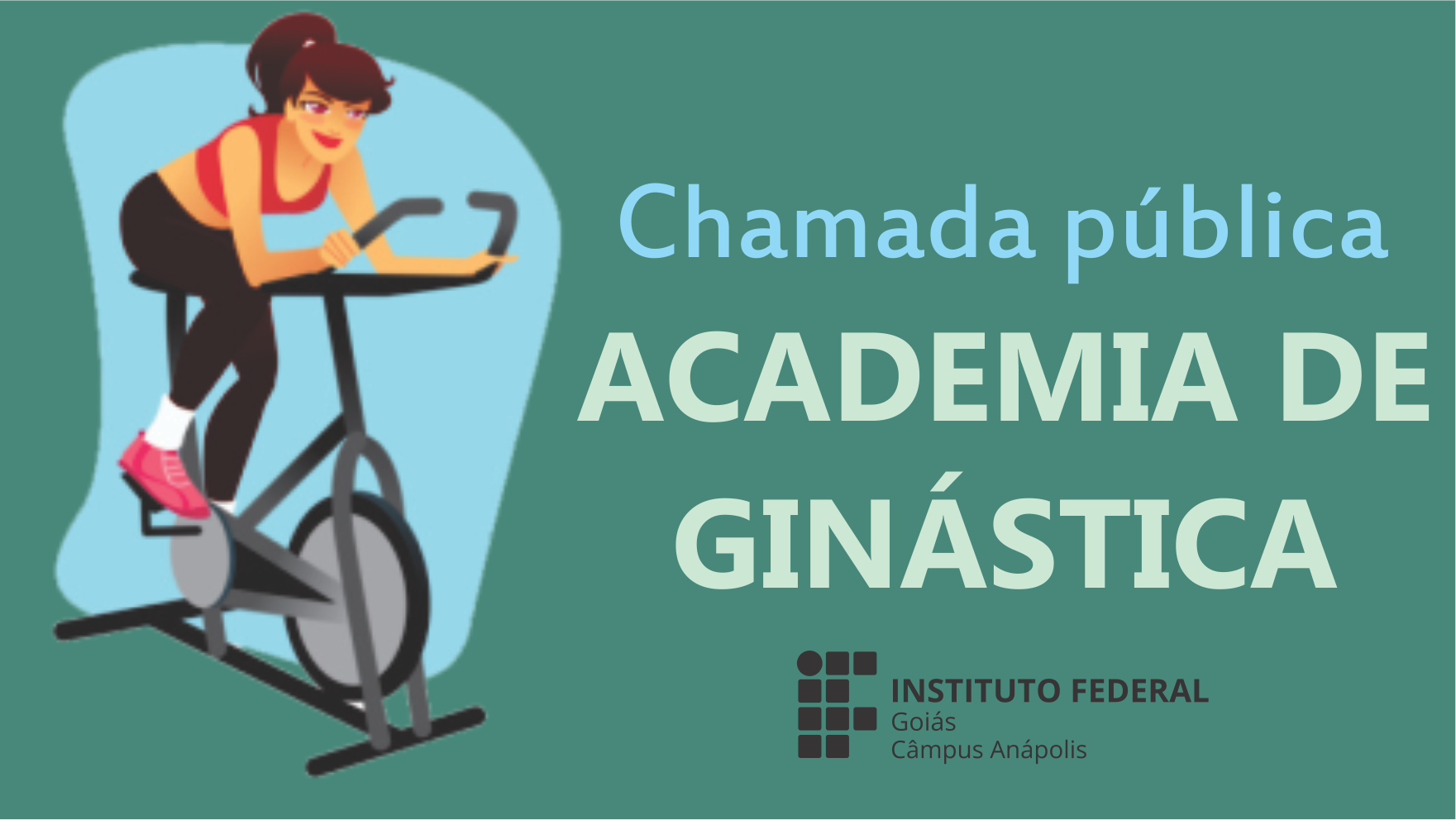 São ofertadas 50 vagas para a academia de ginástica do IFG Anápolis