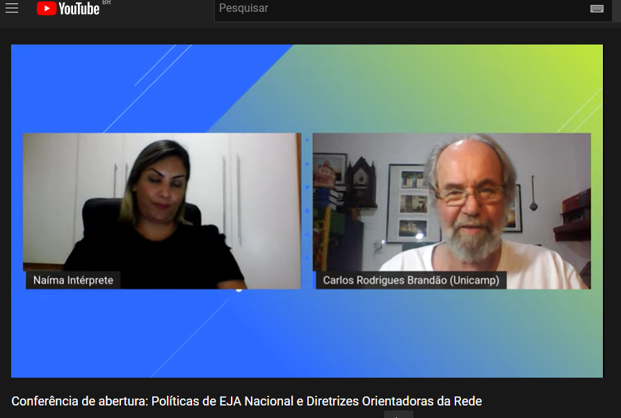 Professor Carlos Rodrigues Brandão (Unicamp) durante o I Encontro do Centro-Oeste dos Projetos da EJA Integrada – EPT