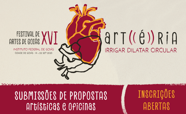 XVI Festival de Artes de Goiás será realizado na Cidade de Goiás entre os dias 19 e 22 de setembro