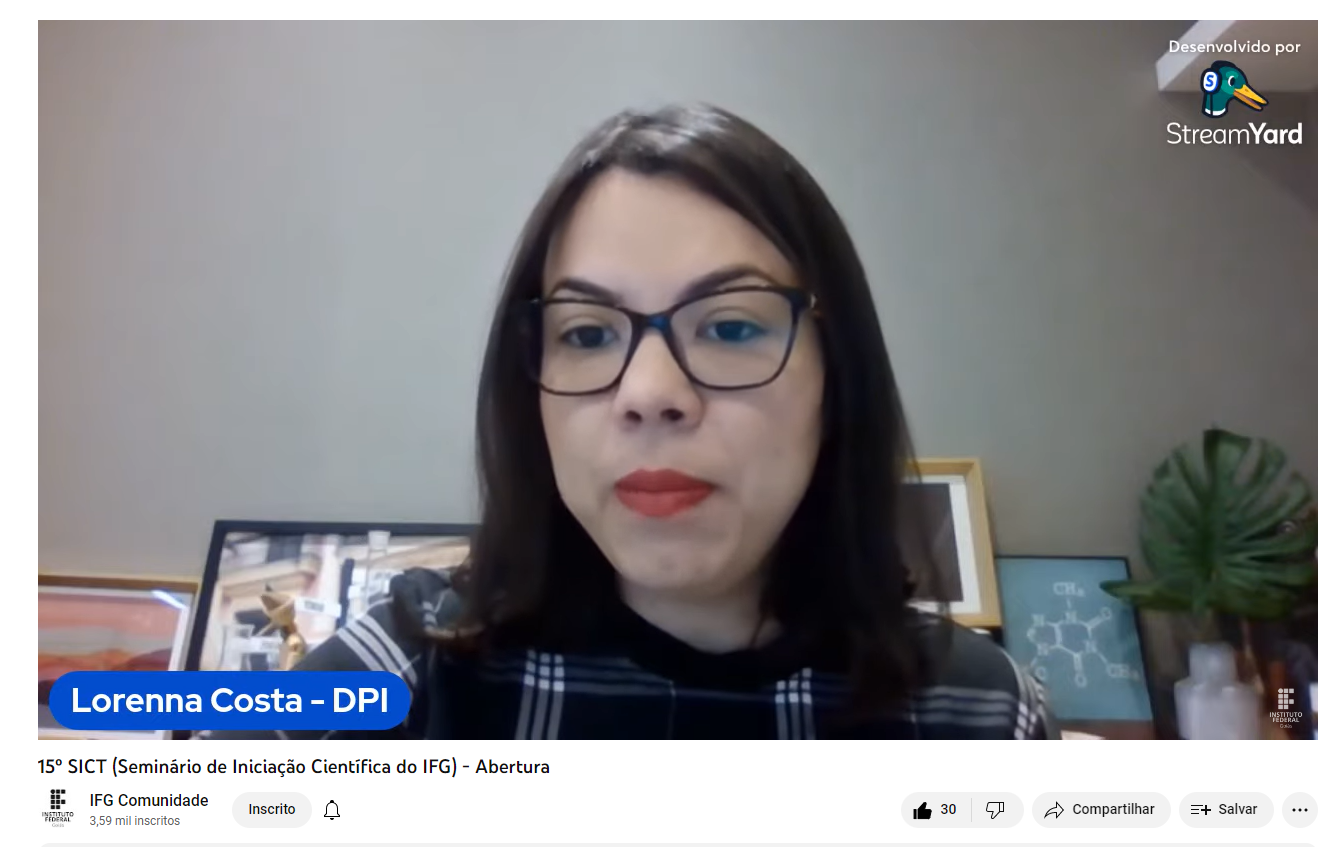 Diretora de Pesquisa e Inovação, Lorenna Costa Diretora de Pesquisa e Inovação, Lorenna Costa