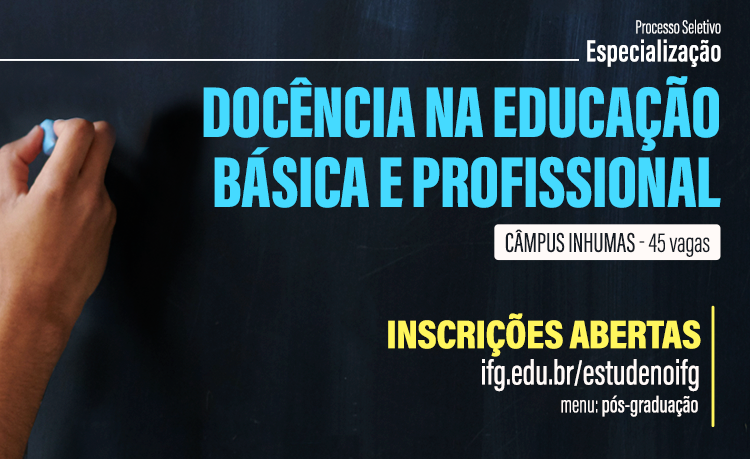 Curso terá uma duração de três semestres