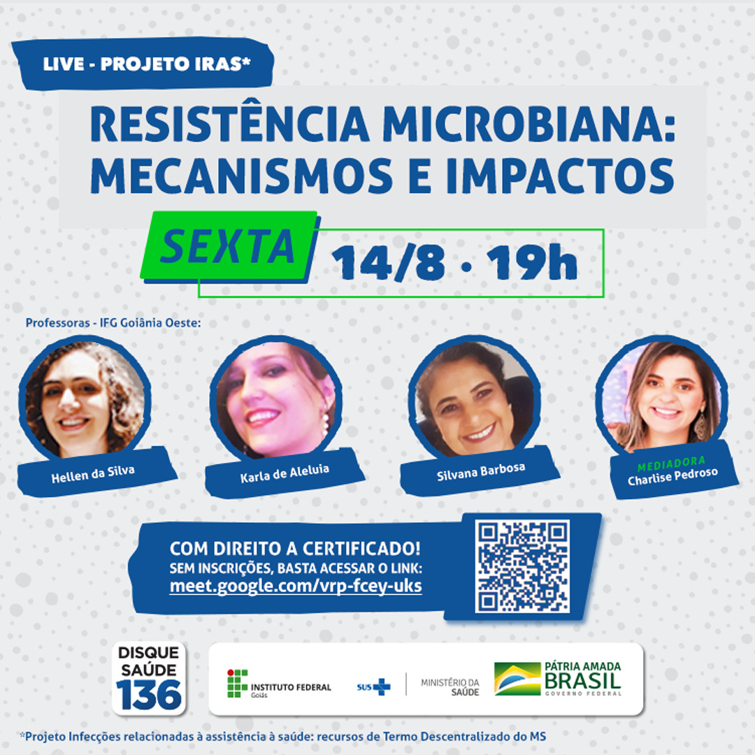 Live do Projeto IRAS da próxima sexta-feira Live do Projeto IRAS da próxima sexta-feira