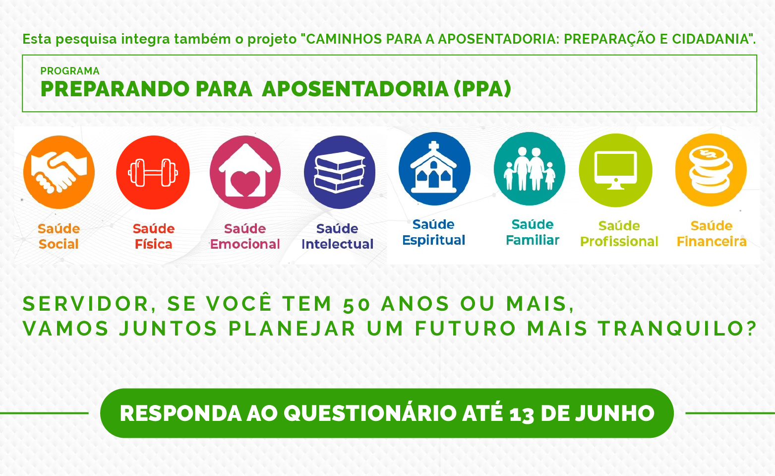 Pesquisa pode ser respondida até o dia 13 de junho