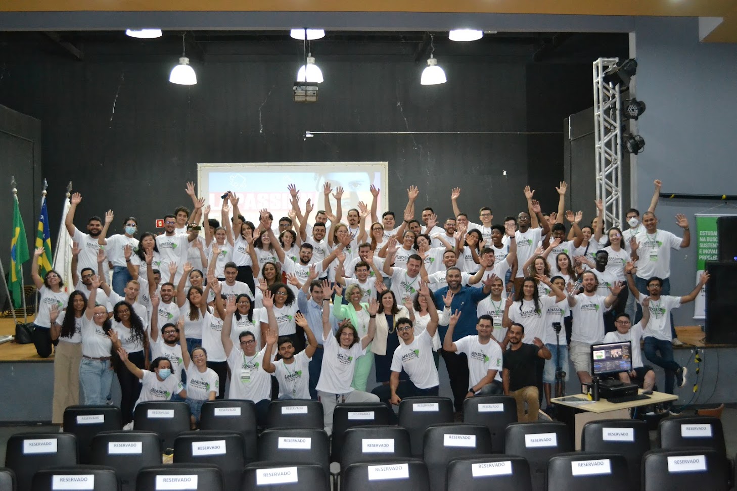Estudantes de diversas instituições durante a participação no Lapassion em Rede - Metodologia Brampssol que foi realizado no Câmpus Itumbiara