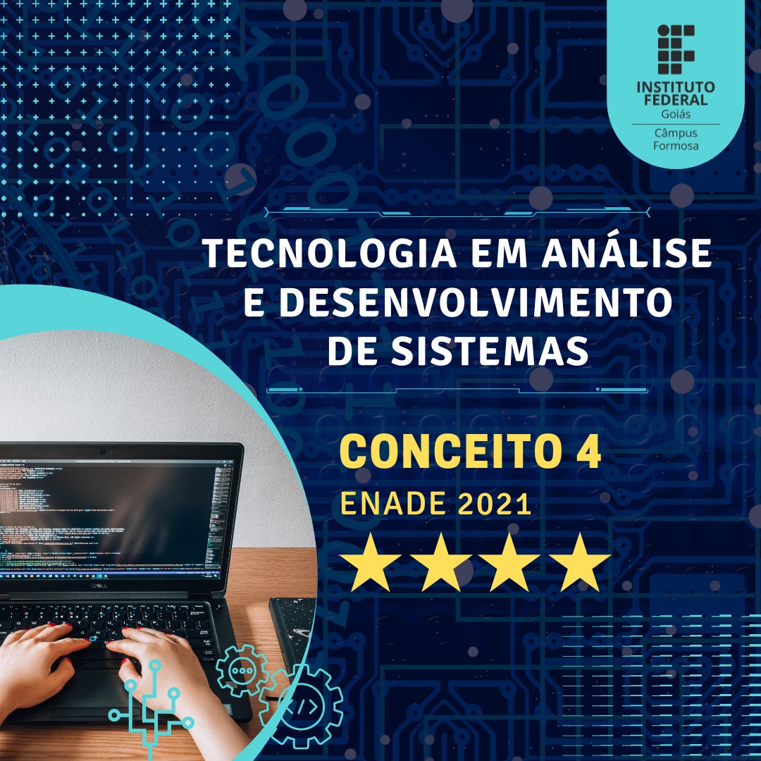 TADS é conceito 4 no Enade 2021 TADS é conceito 4 no Enade 2021