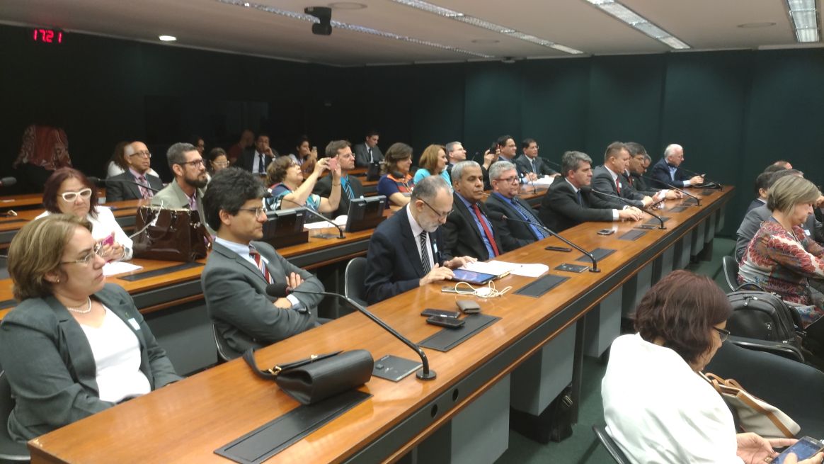 Reitor do IFG, Jerônimo Rodrigues da Silva, participa de reunião na Câmara dos Deputados, em Brasília