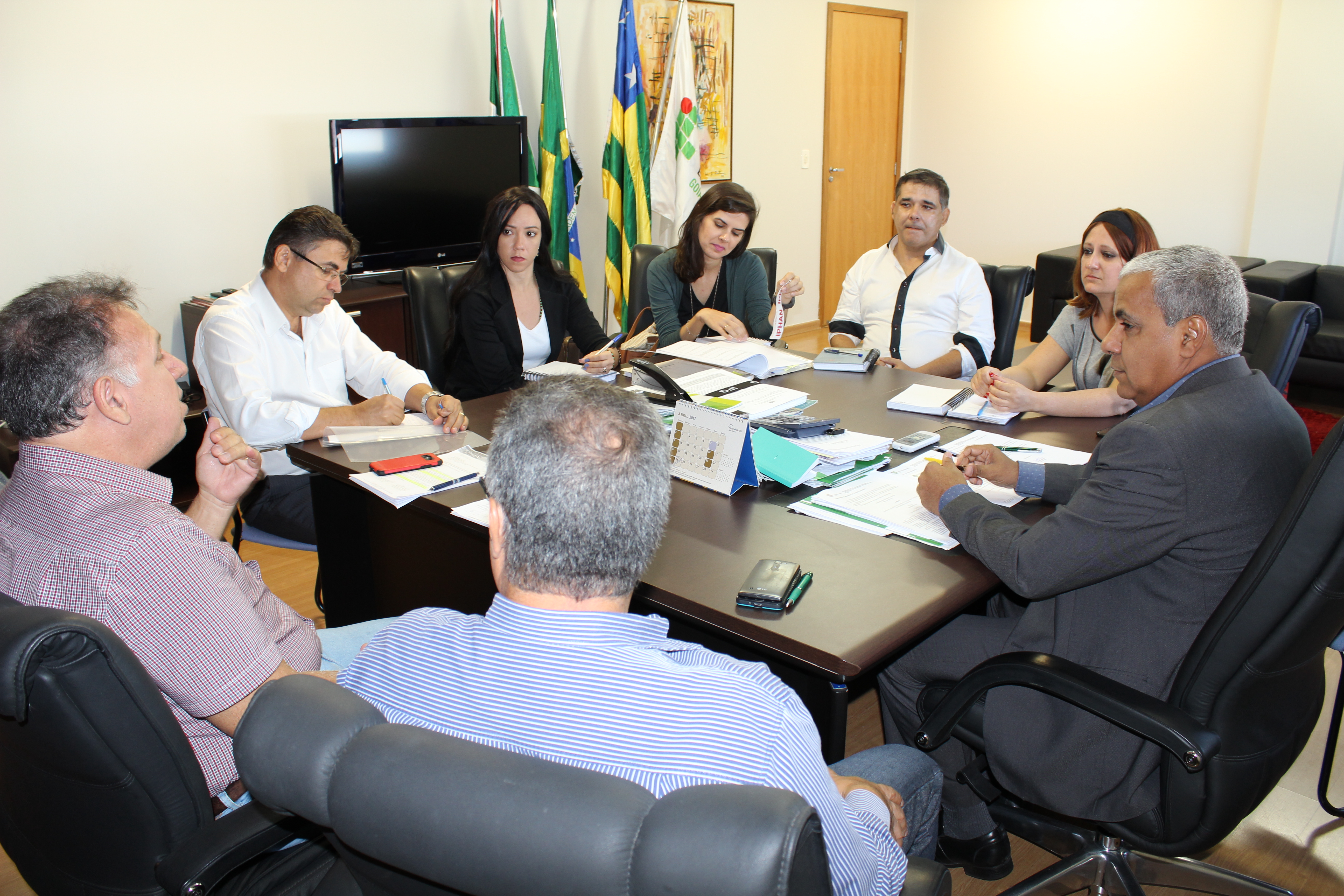 Reunião entre o IFG e o Iphan discute preservação de patrimônio tombado no Câmpus Goiânia