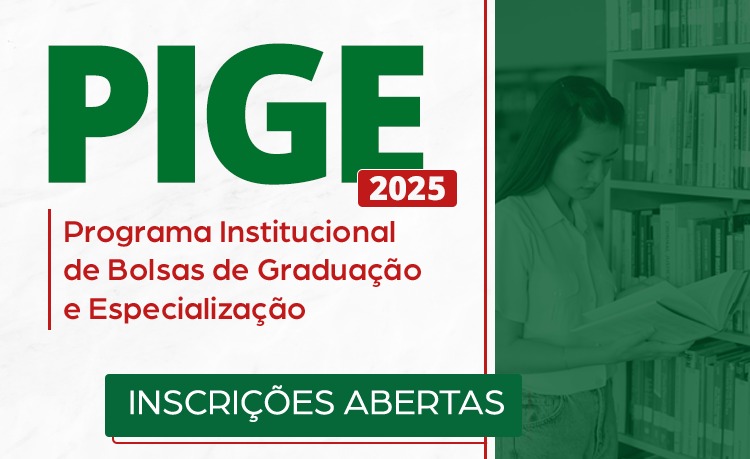 Inscrições abertas para o Pige